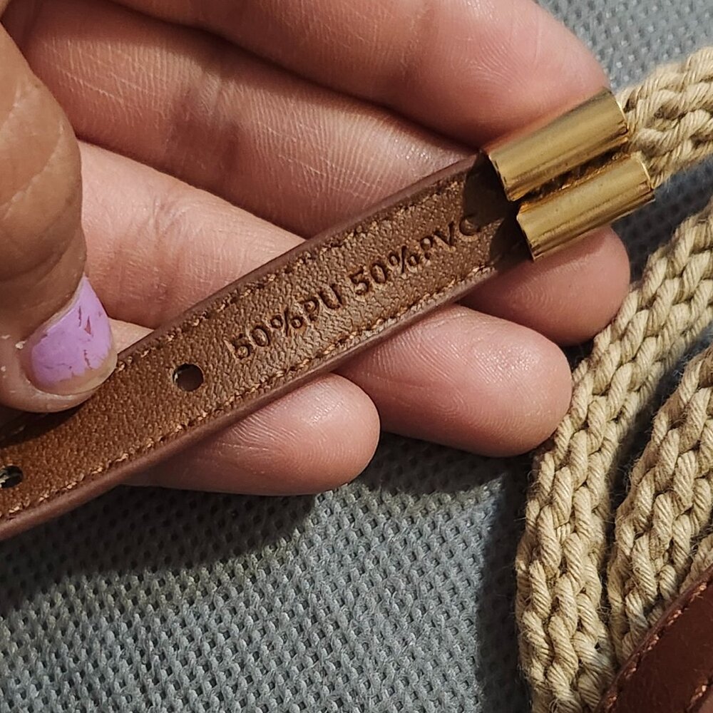 A Michael Kors Woven Braided Belt - Picture 3 of 6